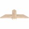 Ekena Millwork Eugene Smooth Timber Gable Bracket, Douglas Fir, 36"W x 15"H x 1 1/2"D x 5 1/2"F, 10/12 Pitch GBW036X15X0206EUG00SDF - alternate 3